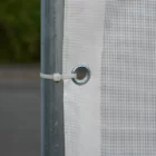 bache micro perforee-chantier oeillet